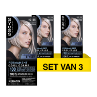 SYOSS Aanbieding: Syoss Baseline Colors 10-55 Ultra Platinablond (3 stuks)  SSY00183