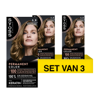 SYOSS Aanbieding: Syoss Baseline Colors 6-8 Donkerblond Haarverf (3 stuks)  SSY00227