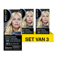SYOSS Aanbieding: Syoss Baseline Colors 9-5 Frozen Pearl Blonde Haarverf (3 stuks)  SSY00233
