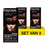 Aanbieding: Syoss Color Baseline 3-8 Sweet Brunette Haarverf (3 stuks) SSY00111 - 1