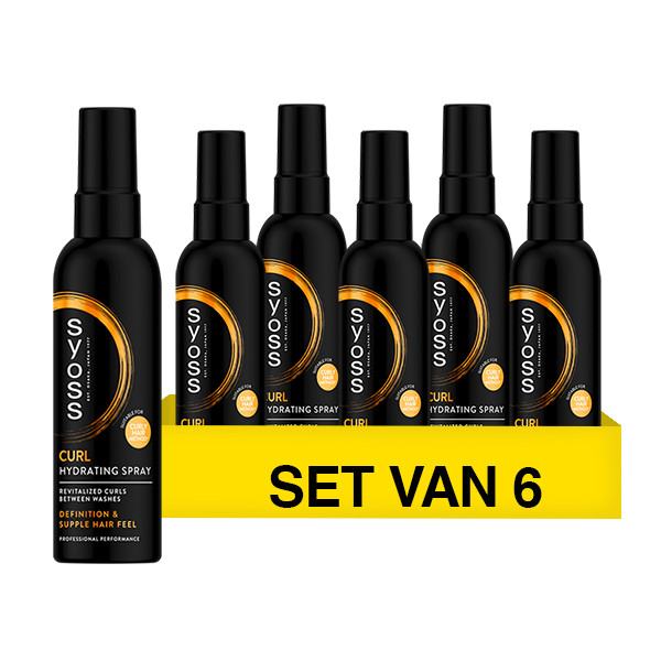 SYOSS Aanbieding: Syoss Curl Hydrating Spray (6 stuks - 150 ml)  SSY00331 - 1