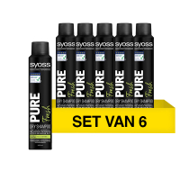 SYOSS Aanbieding: Syoss Droogshampoo Pure Fresh (6 flessen - 200 ml)  SSY00072
