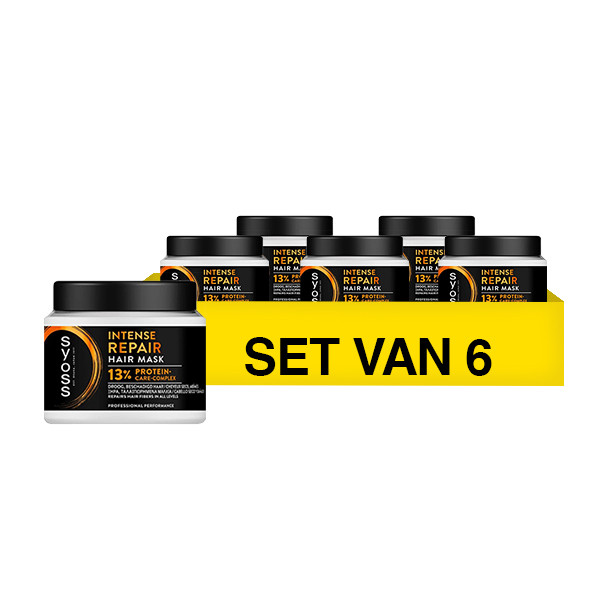 SYOSS Aanbieding: Syoss Intense Repair Haarmasker (6 stuks - 2400 ml)  SSY00289 - 1