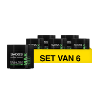 SYOSS Aanbieding: Syoss Max Hold Cream Styling Wax (6 potten - 150 ml)  SSY00102