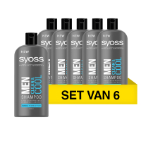SYOSS Aanbieding: Syoss Men Clean & Cool Shampoo (6 flessen - 440 ml)  SSY00098