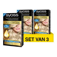 SYOSS Aanbieding: Syoss Oleo Intense 12-00 Zilverblond Haarverf (3 stuks)  SSY00117