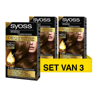 SYOSS Aanbieding: Syoss Oleo Intense 6-10 Donker Blond Haarverf (3 stuks)  SSY00145
