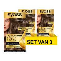 SYOSS Aanbieding: Syoss Oleo Intense 6-54 Cappucino Blond Haarverf (3 stuks)  SSY00167