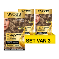 SYOSS Aanbieding: Syoss Oleo Intense 7-58 Cool Beige Blond (3 stuks)  SSY00173