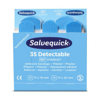 Salvequick pleisterdispenser navulling pleisters detecteerbaar (6 stuks)  SSA00009