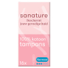 Sanature 100% Katoenen Tampons Normaal (16 stuks)