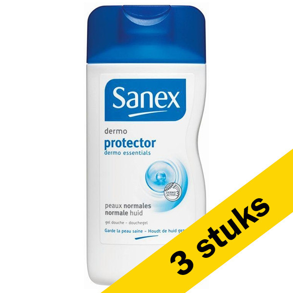 Sanex Aanbieding: 3x Sanex Dermo Protector douchegel (500 ml)  SSA05078 - 1