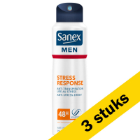 Sanex Aanbieding: 3x Sanex Men deodorant spray Double Protect for Men (200 ml)  SSA05073