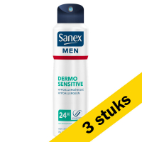 Sanex Aanbieding: 3x Sanex deodorant spray Dermo Extra Cool for Men (200 ml)  SSA05072