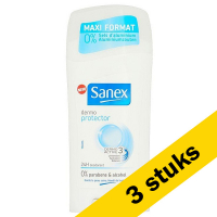 Sanex Aanbieding: 3x Sanex deodorant stick Dermo Protector (65 ml)  SSA05062