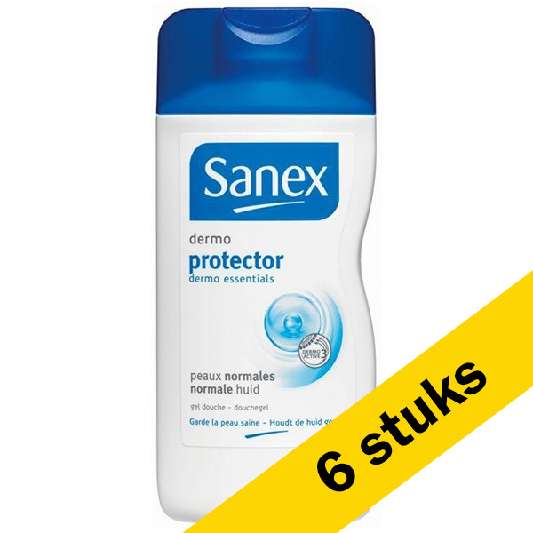 Sanex Aanbieding: 6x Sanex Dermo Protector douchegel (250 ml)  SSA06044 - 1