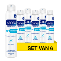 Aanbieding: Sanex Deodorant Spray Dermo Protector (6 stuks à 200 ml) SSA07154
