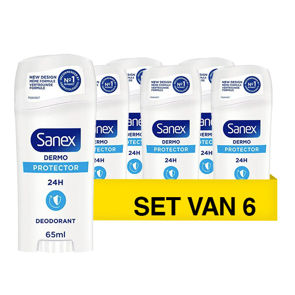 Aanbieding: Sanex Deodorant Stick Dermo Protector (6 stuks à 65 ml) SSA07168 - 1