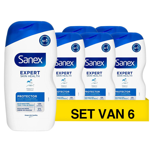 Sanex Aanbieding: Sanex Expert Skin Health Protector Douchecrème (6 stuks - 400 ml)  SSA06094 - 1