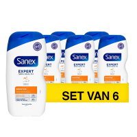 Aanbieding: Sanex Expert Skin Health Sensitive Douchegel (6 stuks - 400 ml) SSA06092