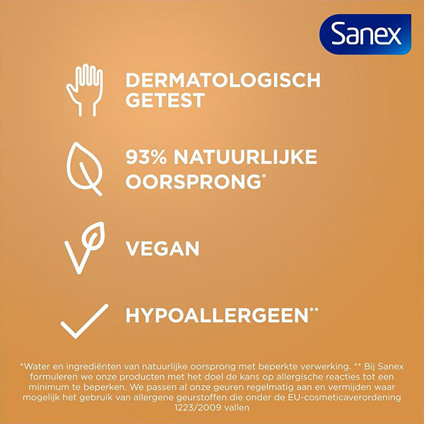 Sanex Zero% douchegel voor de normale huid (400 ml) SSA06047 - 2