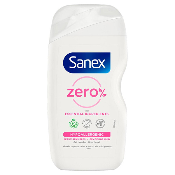 Sanex Zero% hypoallergene douchegel voor de gevoelige huid (400 ml)  SSA06049 - 1
