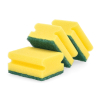 Schuurspons met grip 9 x 7 x 4,5 cm 3 stuks (123schoon huismerk)