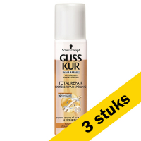 Schwarzkopf Aanbieding: 3x Schwarzkopf Gliss Kur Total Repair 19 anti-klit spray (200 ml)  SCO00135