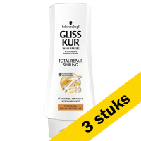 Schwarzkopf Aanbieding: 3x Schwarzkopf Gliss Kur Total Repair conditioner (200 ml)  SCO00140