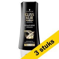 Schwarzkopf Aanbieding: 3x Schwarzkopf Gliss Kur Ultimate Repair conditioner (200 ml)  SCO00137