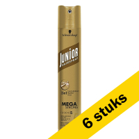 Schwarzkopf Aanbieding: 6x Schwarzkopf Junior Mega Strong haarspray (300 ml)  SSC00167