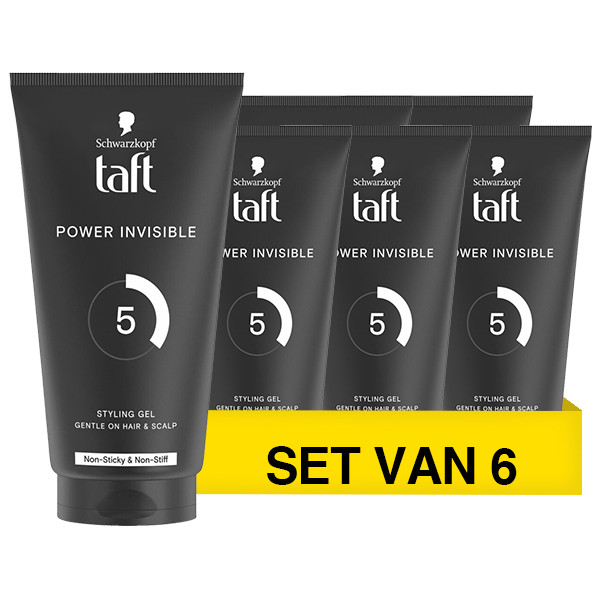 Schwarzkopf Aanbieding: Taft Power Invisible Gel Nr. 5 (6 tubes - 150 ml)  SSC01122 - 1