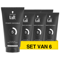 Schwarzkopf Aanbieding: Taft Power Invisible Gel Nr. 5 (6 tubes - 150 ml)  SSC01122
