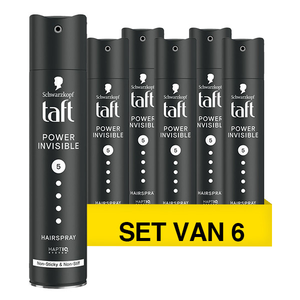Schwarzkopf Aanbieding: Taft Power Invisible Haarspray Nr. 5 (6 sprays - 250 ml)  SSC01144 - 1