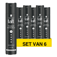 Schwarzkopf Aanbieding: Taft Power Invisible Haarspray Nr. 5 (6 sprays - 250 ml)  SSC01144