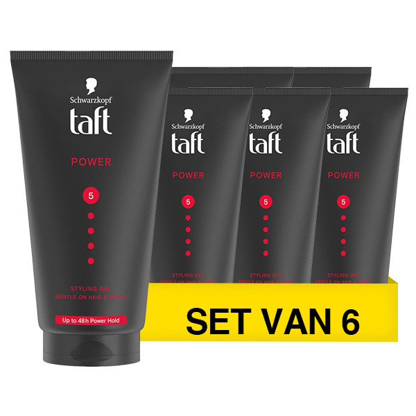 Schwarzkopf Aanbieding: Taft Power Styling Gel Nr. 5 (6 tubes - 150 ml)  SSC01146 - 1