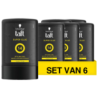 Schwarzkopf Aanbieding: Taft Super Glue Gel Nr. 14 (6 flacons - 300 ml)  SSC01130