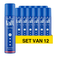 Schwarzkopf Aanbieding: Taft Ultra Strong Haarspray Mini (12 sprays - 75 ml)  SSC01160