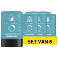 Schwarzkopf Aanbieding: Taft Wet Power Gel Nr.3 (6 flacons - 300 ml)  SSC01134