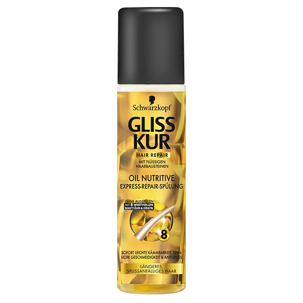 Schwarzkopf Gliss Kur Oil Nutritive anti-klit spray (200 ml)  SSC00002 - 1