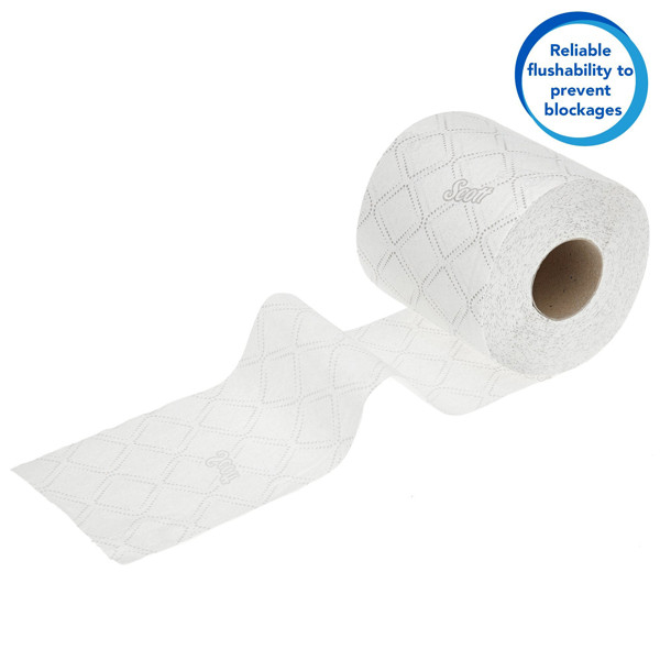 Scott Essential 2-laags Standaardrollen Toilettissue 8519 (64 rollen) SCO00067 - 4