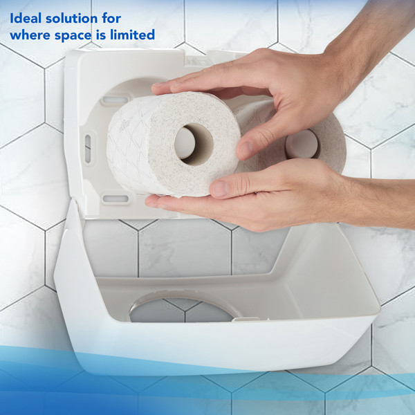 Scott Essential 2-laags Standaardrollen Toilettissue 8519 (64 rollen) SCO00067 - 5