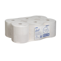Scott Performance Papieren Handdoeken 6665, Wit (6 rollen)  SCO00054