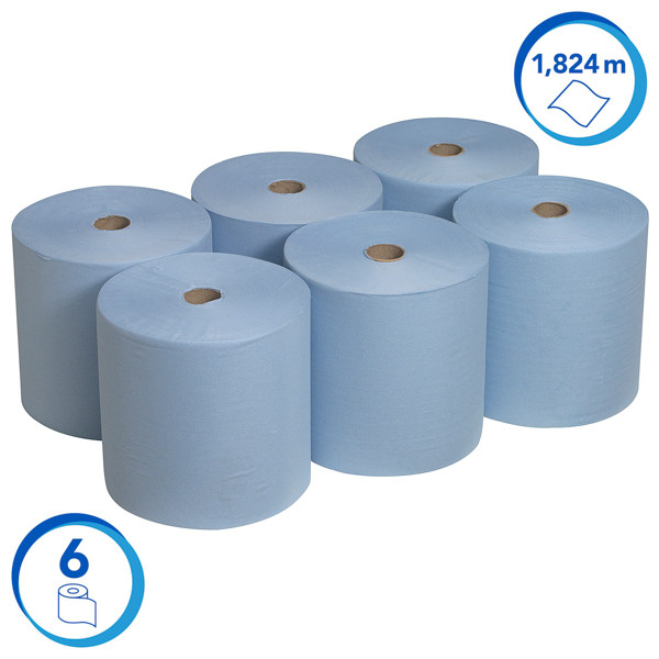 Scott Rolhanddoeken 6668, Blauw (6 rollen)  SCO00053 - 2