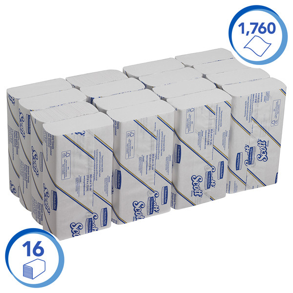Scott Slimfold Papieren Handdoeken 5856 (16 rollen)  SCO00055 - 2