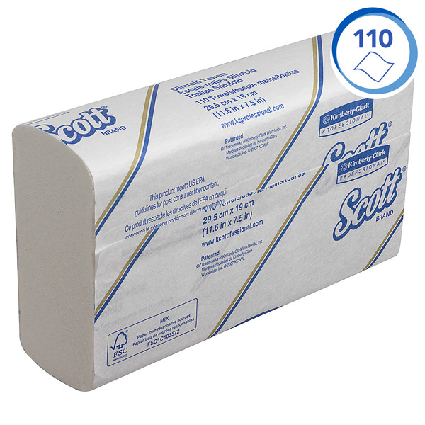 Scott Slimfold Papieren Handdoeken 5856 (16 rollen)  SCO00055 - 3