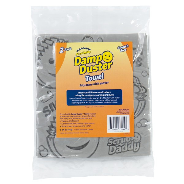 Scrub Daddy | Damp Duster Towel grijs | 2 stuks  SSC01063 - 1