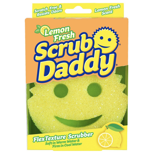 slepen Schurend onkruid Scrub Daddy | Lemon Fresh spons Scrub Daddy 123schoon.nl