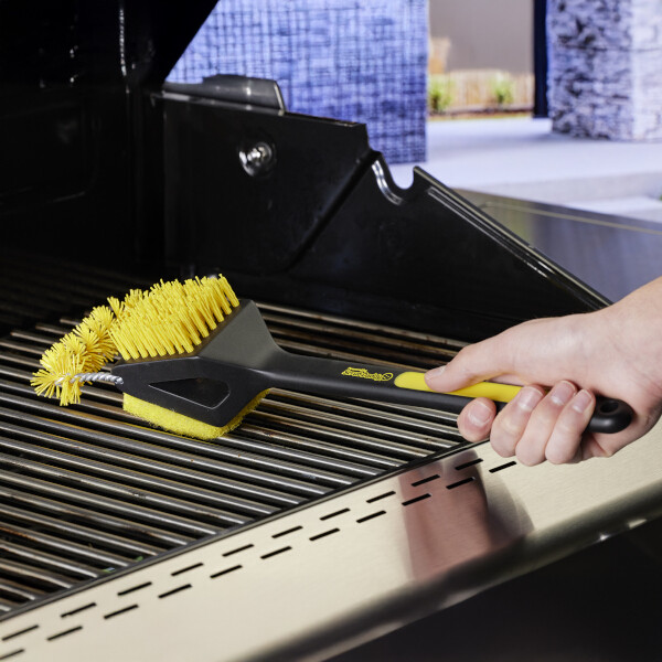Scrub Daddy | MR. BAR-B-Q | Triple Action Grill Brush SSC01213 - 5