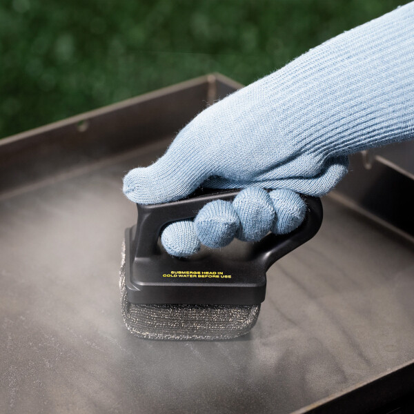 Scrub Daddy | MR. BAR-B-Q | XL Steam Clean Griddle Brush SSC01211 - 3